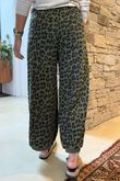 The Scamp Leopard Demi Bloom Pant Olive